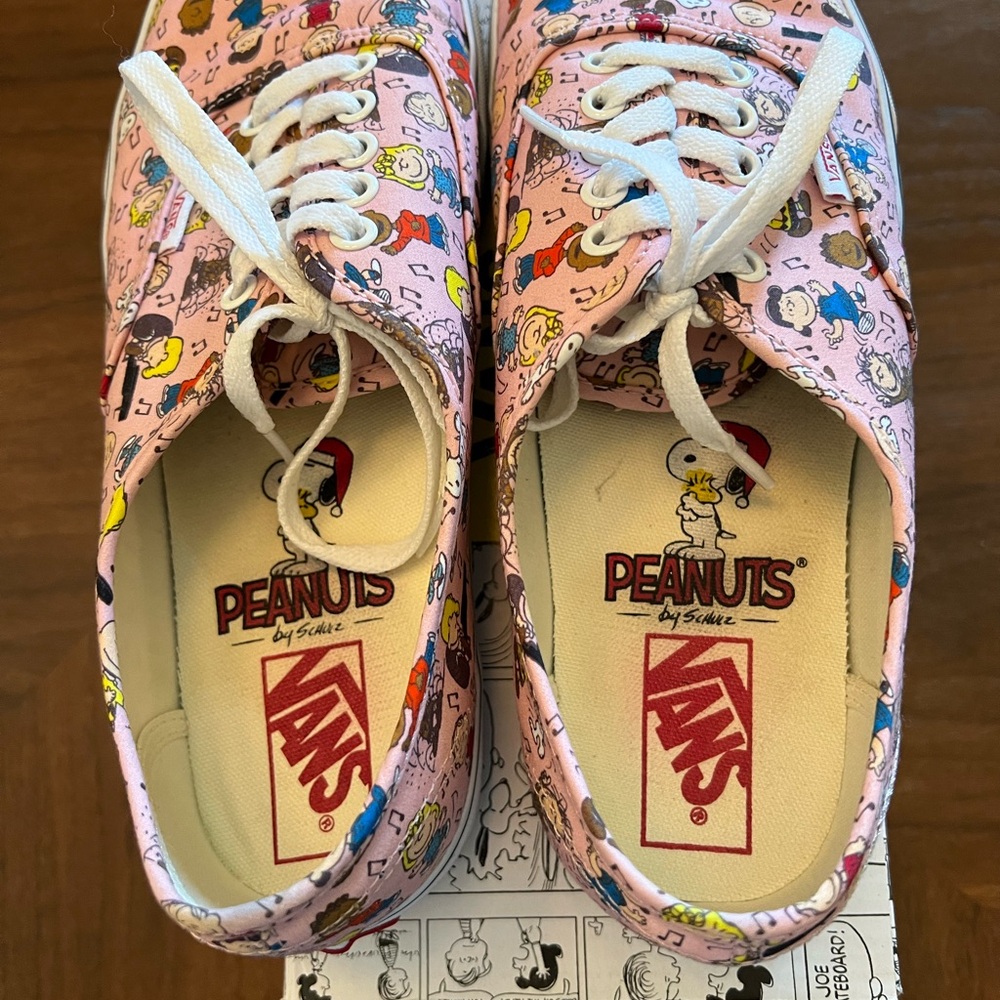 Vans Peanuts Shoes - Pink size 9.5 men’s - Picture 6 of 8